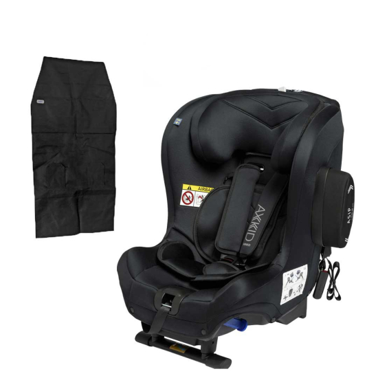 Axkid Minikid 2 Sort Inkl. Sparkebeskyttelse & Speil i gruppen Bilbarnestoler / Bilstoltype / Bilstoler 0-5 r hos Kpbarnvagn (pktaxmin2)