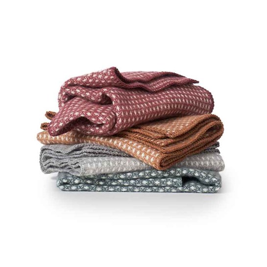 Klippan Babypledd Lammeull Knut Rose Brown