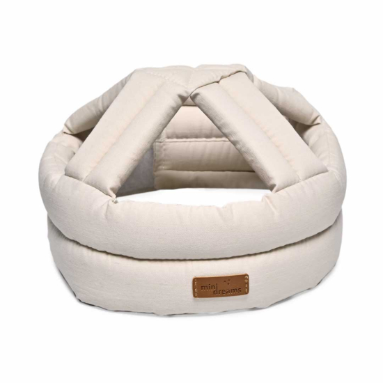 Mini Dreams Stoffhjelm Beige