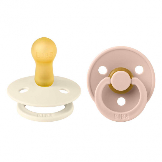 Bibs Smokk Colour Latex 2-pak 18+ mnd Ivory/Blush