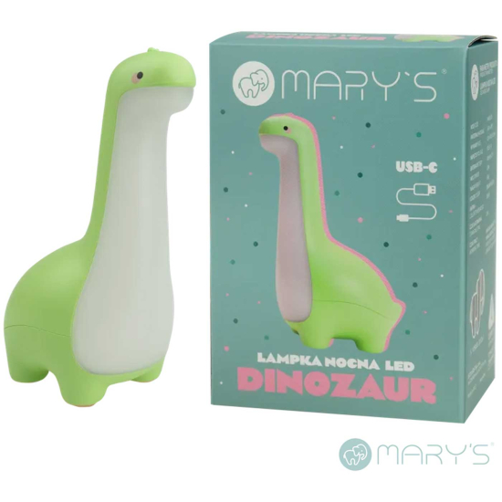 Brigbys Mary’s LED Nattlampe Dinosaur