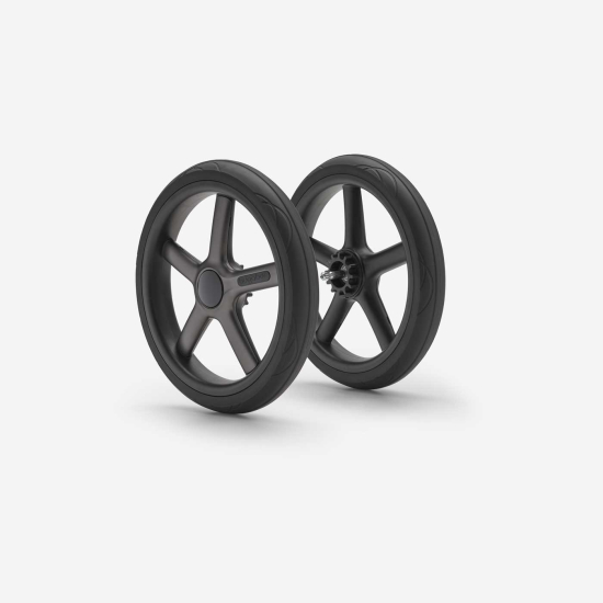 Bugaboo Fox 5 bakhjul 2 pakk GRAPHITE