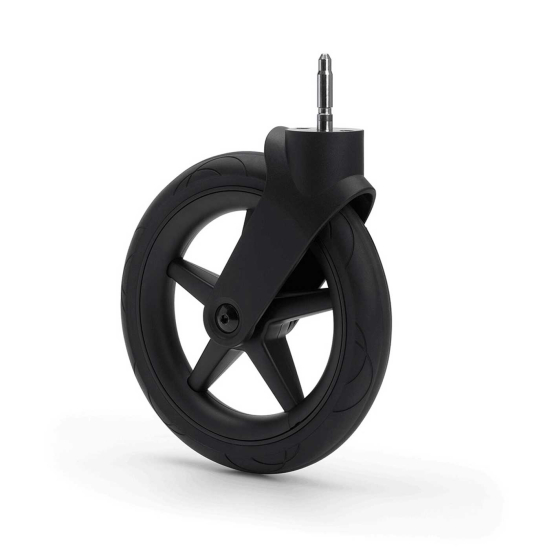 Bugaboo Donkey komplett forhjul Sort