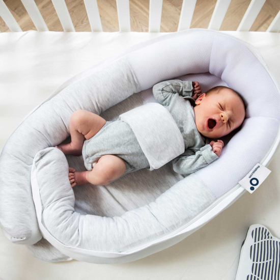 Doomoo Babynest Melert Hvit