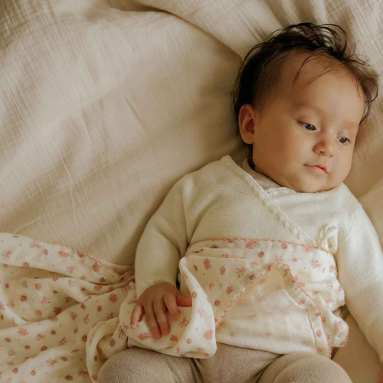 Elodie Muslinteppe Petit River Rose