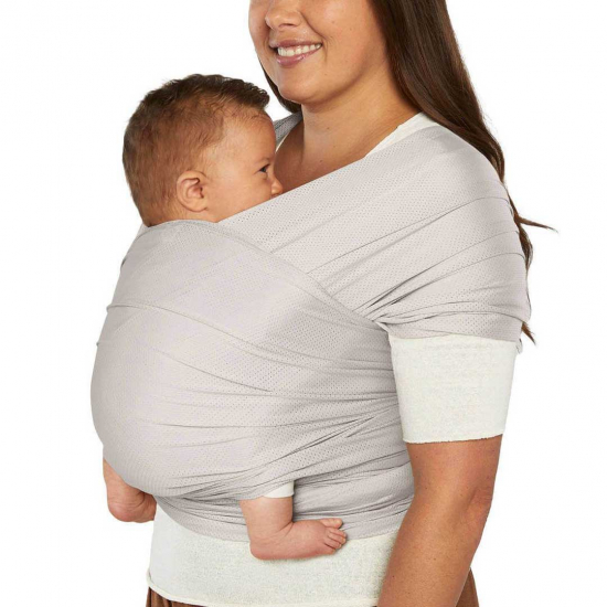 Ergobaby Aura Bæresjal Mesh Soft Grey