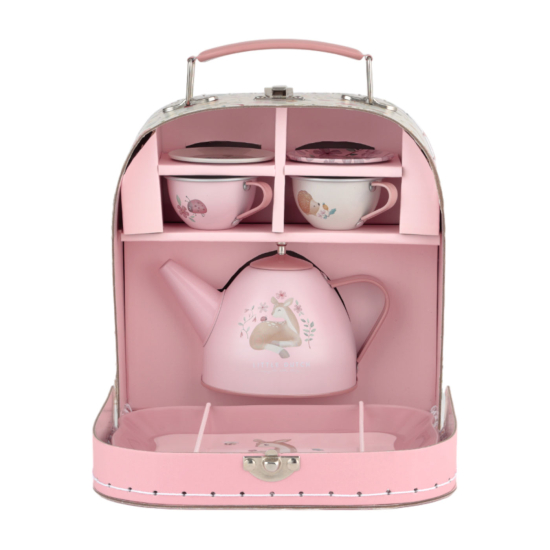Little Dutch Teservis i veske Rosa Fairy Garden