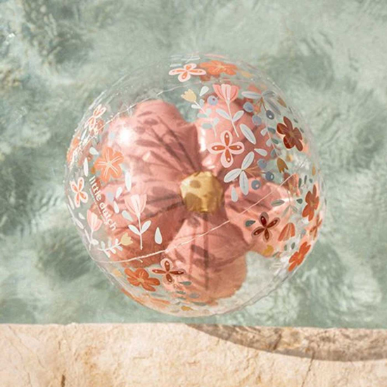 Little Dutch Badeball Pink Flowers 3D 35cm