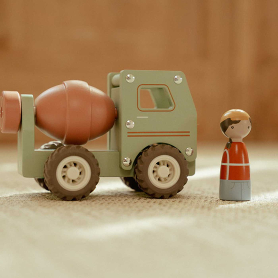 Little Dutch Sementbil med figur