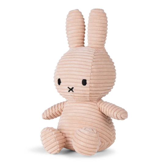 Miffy Kosedyr ECO Corduroy 23 cm Misty Rose