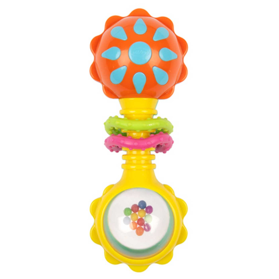 Playgro Rangle Twisting Barbell Rattle