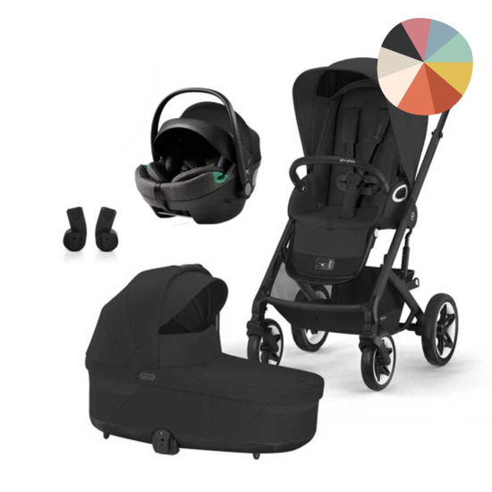 Cybex Talos S Lux Fold-Cot Inkl. Axkid GoKid Babybilstol