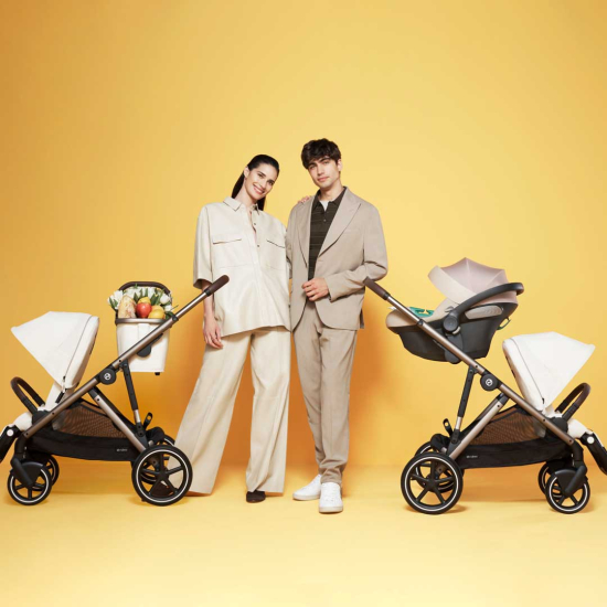 Cybex Gazelle S Søskenvogn ink. Liggedel + 2 sittedeler