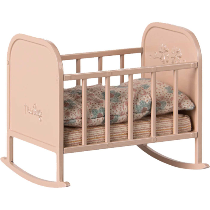 Maileg Vugge Rosa i gruppen Leker / Leker fra 3 år / Dukker & dukkeklær hos Köpbarnvagn (11-5104-01)