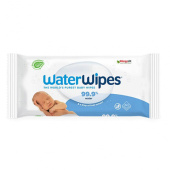 WaterWipes Biologisk nedbrytbare BabyWipes 60-pakning