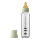 Bibs Tåteflaske Glass 225ml, Sage