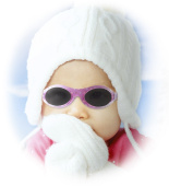 Dooky Solbriller Baby Banz 0-2 år, Stjerner Rosa