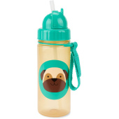 Skip Hop Zoo Sportflaske med sugerør Hund