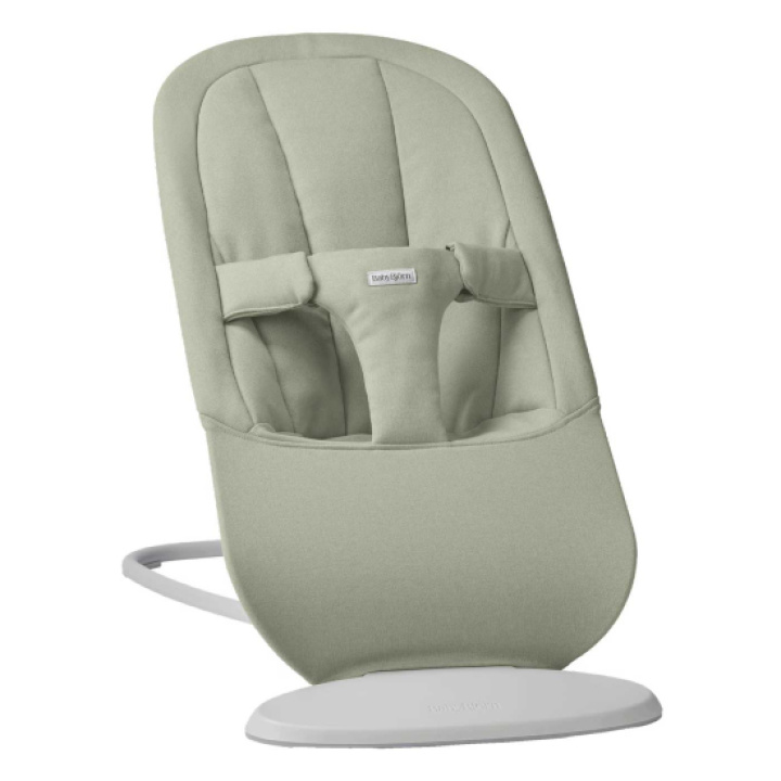 BabyBjörn Vippestol Begin Mykbørstet vev Lysegrønn i gruppen Gavetips / Babyshower hos Köpbarnvagn (BABJ002004)