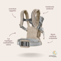 Babybjörn Bæresele HARMONY 3D Mesh Gråbeige