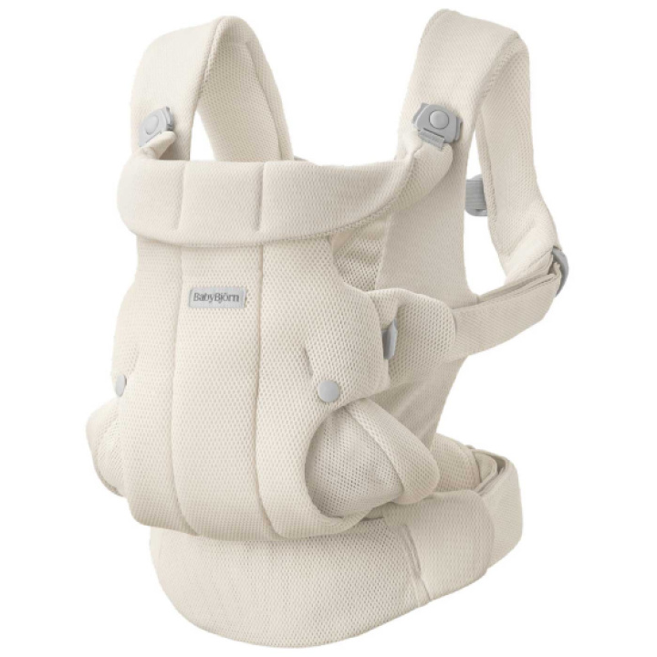 BabyBjörn Bæresele Hold Luftig mesh Off-white i gruppen Foreldre / Bæreseler & Bæresjaler / Bæreseler hos Köpbarnvagn (BABJ089003)