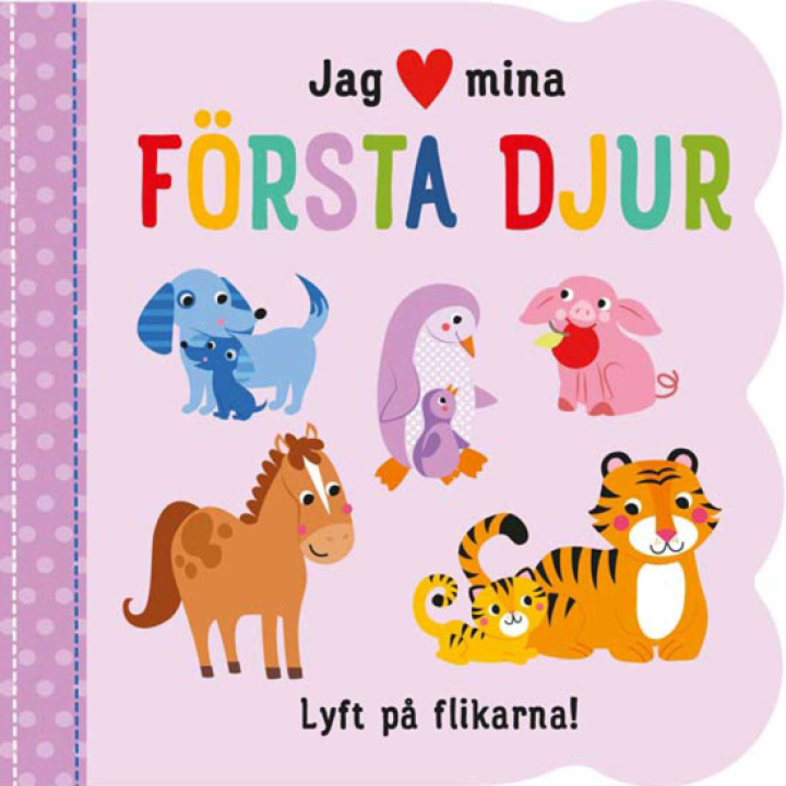 Jeg (hjerte) mine første dyr i gruppen Leker / Babyleker 0-1 år / Bøker hos Köpbarnvagn (BOKT79342)