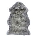 BOZZ Lammeskinn Langharet Grey Mist
