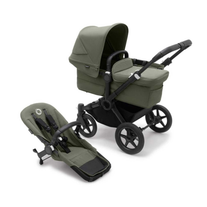 Bugaboo Donkey 5 Mono Black / Forest Green i gruppen Barnevogner / Varemerker / Bugaboo / Bugaboo Donkey 5 hos Köpbarnvagn (BUBO100000004)