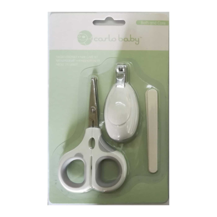 Carlo Baby Neglepleiesett med saks