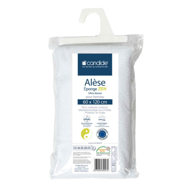 Candide Madrasstrekk Bambu 60x120 Seng i gruppen Barnerommet / Sengetilbehør / Madrass dekker hos Köpbarnvagn (CADI1704)