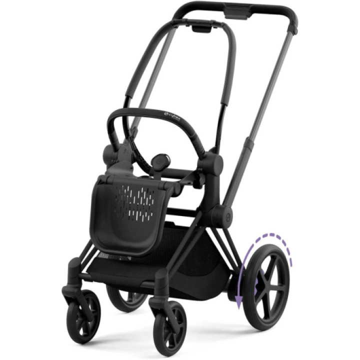 Cybex e-Priam Chassi Matte Black i gruppen Barnevogner / Varemerker / Cybex / Cybex e-Priam hos Köpbarnvagn (CYBE521002365)