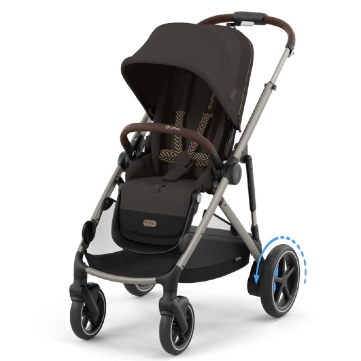 Cybex e-Gazelle S Sportsvogn Chocolate Brown i gruppen Barnevogner / Varemerker / Cybex / Cybex e-Gazelle hos Köpbarnvagn (CYBE525000175)
