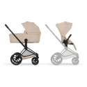 Cybex Priam Duovogn Matt Black/Cozy Beige
