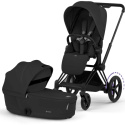 Cybex E-Priam Duovogn Matt Black/Sepia Black