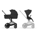 Cybex E-Priam Duovogn Matt Black/Sepia Black