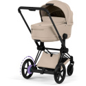 Cybex E-Priam Duovogn Matt Black/Cozy Beige