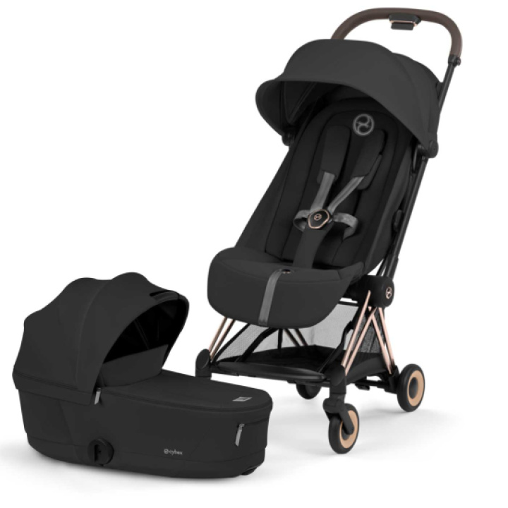 Cybex Coya Duovogn Rosegold/Sepia Black i gruppen Barnevogner / Varemerker / Cybex / Coya hos Köpbarnvagn (CYBE526000177)