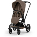 Cybex Priam Duovogn Matt Black/Coconut Brown