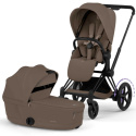 Cybex E-Priam Duovogn Matt Black/Coconut Brown