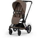 Cybex E-Priam Duovogn Matt Black/Coconut Brown