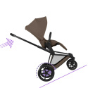 Cybex E-Priam Duovogn Matt Black/Coconut Brown