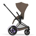 Cybex E-Priam Duovogn Matt Black/Coconut Brown