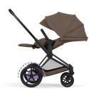 Cybex E-Priam Duovogn Matt Black/Coconut Brown