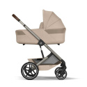 Cybex Balios S Lux 2026 Duo med Cot S Lux Almond Beige