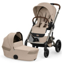 Cybex Balios S Lux DUO med Fold-Cot Almond Beige