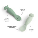 Done By Deer Pre-spoon Tiny Farm Green 2-pack
