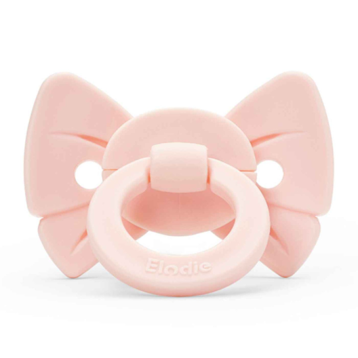 Elodie Binky Bow Smokk Silikon Misty Pink