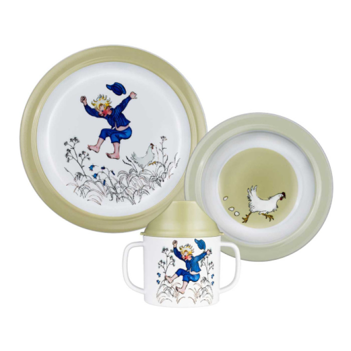 Emil i Lønneberget Barneservise 3 deler i gruppen Spise & Mate / Tallerkener & servise hos Köpbarnvagn (EMIL5577)