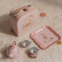 Little Dutch Teservis i veske Rosa Fairy Garden