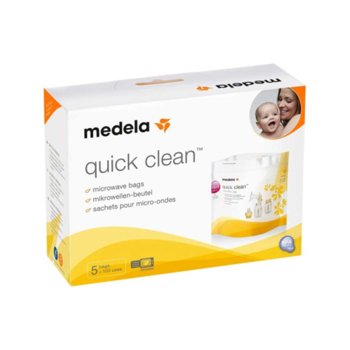Medela Quick Clean Rengjøringsposer for mikro i gruppen Foreldre / Gravid & amme hos Köpbarnvagn (MEDE008.0069)